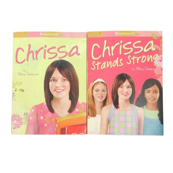 American Girl Chrissa Stands Strong Paperback Book Lot Of 2 Mary Casanova - Picture 1 of 7